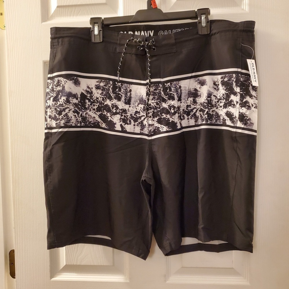 Old‎ Navy California sz 38 Tall board shorts unlined NWT beach resort vacation